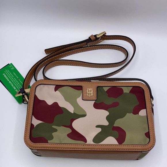 Tommy Hilfiger Bags Tommy Hilfiger Camo Crossbody Camera Bag Tote